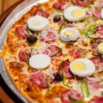 Pizza com massa de arroz